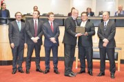 Ademir Magagnin recebe homenagem na ALESC