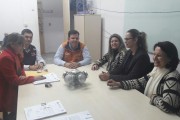 Vice-prefeita de Cocal se re&uacute;ne com Defesa Civil 