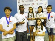 Enxadristas conquistam t&iacute;tulos no Festival Catarinense da Crian&ccedil;a