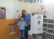 Dalvania Cardoso (PP) votou acompanhada da fam&iacute;lia
