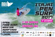 Local da 1&ordf; etapa do Circuito Itaja&iacute; Open de Surf 2017
