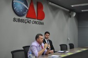 Candidatos exp&otilde;e planos de governo na OAB