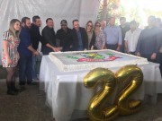 Corte de bolo e premiação encerram festa de aniversário de Treviso