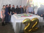 Corte de bolo e premia&ccedil;&atilde;o encerram festa de anivers&aacute;rio de Treviso