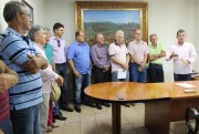  Frigo e Z&eacute; Spilere se re&uacute;nem com o quadro funcional da Prefeitura de Nova Veneza