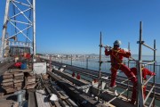 Come&ccedil;a a substitui&ccedil;&atilde;o de vigas da Ponte Herc&iacute;lio Luz