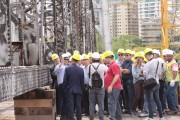 Engenheiros conhecem trabalho de restaura&ccedil;&atilde;o da Ponte Herc&iacute;lio Luz