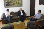 Prefeito e vice eleitos de Urussanga visitam Prefeitura