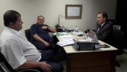 Deputado estadual Valmir Comin recebe vereadores de It&aacute;
