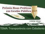 Prêmio da Udesc reconhecerá melhores práticas em gestão pública