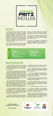 Funda&ccedil;&atilde;o abre inscri&ccedil;&otilde;es para Pr&ecirc;mio Fritz M&uuml;ller