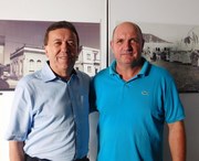 Ex-jogador, hoje t&eacute;cnico de futebol Geraldo Spricigo