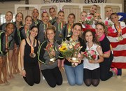 Blumenau e Joinville conquistam a gin&aacute;stica r&iacute;tmica da Olesc