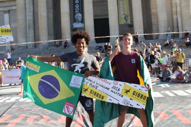 Aluno do Col&eacute;gio Unesc &eacute; campe&atilde;o mundial de slackline na Alemanha