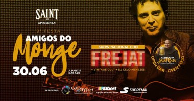 Ingressos &agrave; venda para a Festa Amigos do Monge