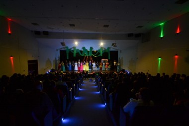 Pedagogia Unesc realiza apresenta&ccedil;&atilde;o teatral e auxilia escola na montagem de uma brinquedoteca