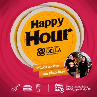 Shopping Della realiza Happy Hour com acústico nesta quinta-feira