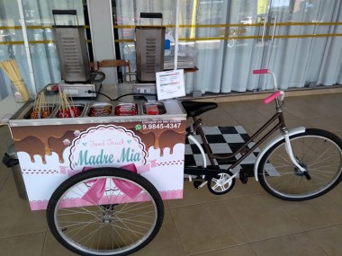 Exposi&ccedil;&atilde;o Food Bike Madre Mia traz deliciosos crepes ao Center Shopping