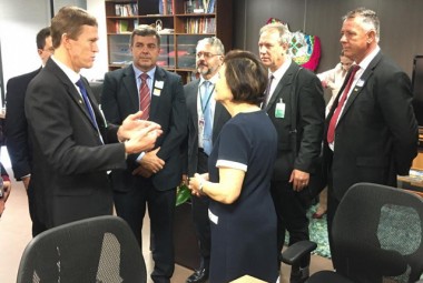 Representante de AMREC tratam do edital do ped&aacute;gio da BR-101 em DF
