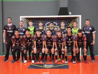 Equipe Sub-15 do Coopercocal/Kiarroz/Anjo Futsal garante segundo lugar no Estadual