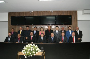 Empossada a Mesa Diretora da C&acirc;mara Legislativa de I&ccedil;ara