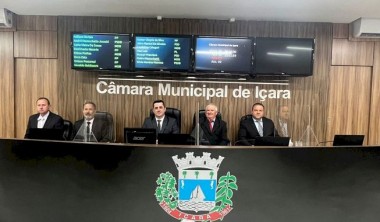 Câmara Municipal de Içara elege nova Mesa Diretora para o biênio 2023/2024
