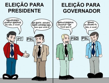 Candidatos batem boca