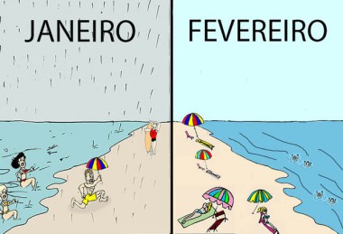 Fevereiro com sol radiante