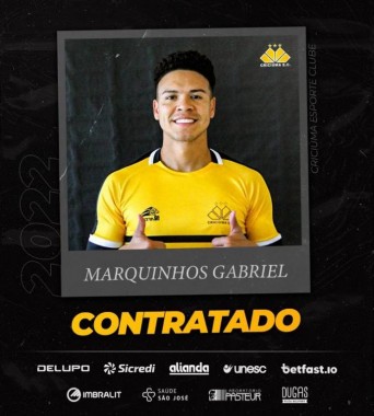 Criciúma E.C. contrata o meia-atacante Marquinhos Gabriel para a temporada