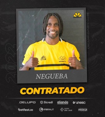 Crici&uacute;ma Esporte Clube confirma a contrata&ccedil;&atilde;o do atacante Negueba