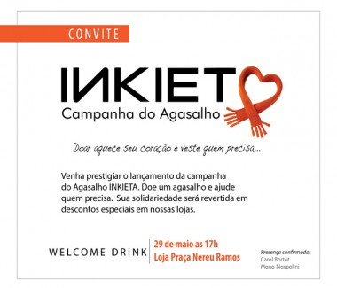 Marca feminina promove Campanha do Agasalho