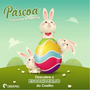 Crici&uacute;ma Shopping promove ca&ccedil;a aos ovos de P&aacute;scoa