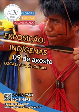 Exposi&ccedil;&atilde;o Ind&iacute;genas na Casa de Cultura de Crici&uacute;ma