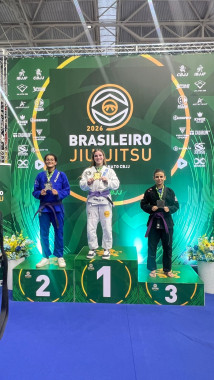 Atleta de I&ccedil;ara conquista ouro em Campeonato Brasileiro de Jiu-Jitsu
