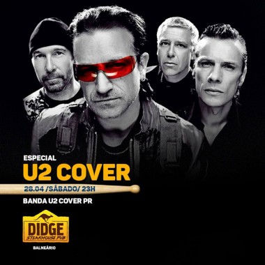 U2 Cover PR aterrissa no palco do Didge BC neste sábado