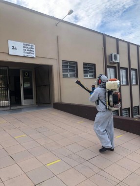 Protocolos sanit&aacute;rios nas escolas s&atilde;o seguidos em Urussanga