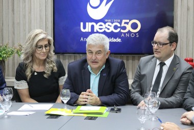 Ministro Marcos Pontes palestra na Unesc e defende parcerias 