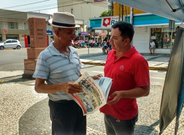 Jair Anast&aacute;cio presta contas no cal&ccedil;ad&atilde;o de Ararangu&aacute;