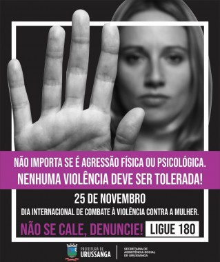 Dia Internacional para a Elimina&ccedil;&atilde;o da Viol&ecirc;ncia Contra as Mulheres