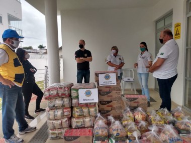 Grupo de Enfrentamento Social ao covid-19 recebe doação de 500kg de alimentos