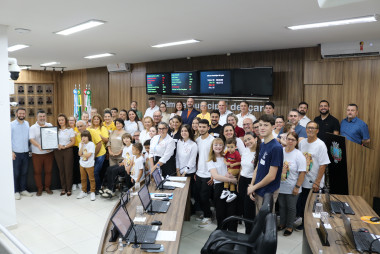 Comunidade recebe mo&ccedil;&atilde;o pelos 75 anos da Capela Santa B&aacute;rbara