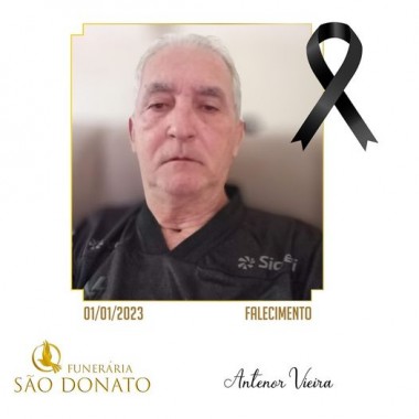 JI News e Funerária São Donato registram o falecimento de Antenor Vieira