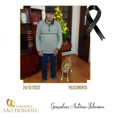 JI News e Funer&aacute;ria S&atilde;o Donato registram o falecimento de Gon&ccedil;alves Ant&ocirc;nio Feliciano