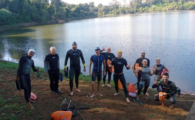  A satisfa&ccedil;&atilde;o de nadar em locais pouco explorados em Rio Grande do Sul