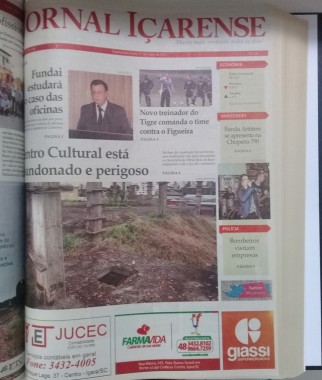 Jornal I&ccedil;arense registra os 24 anos de hist&oacute;ria em I&ccedil;ara