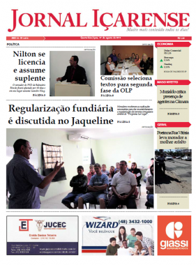 Jornal I&ccedil;arense registra os 25 anos de hist&oacute;ria em I&ccedil;ara