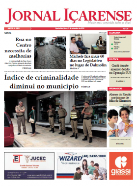 Jornal Içarense registra os 25 anos de história em Içara