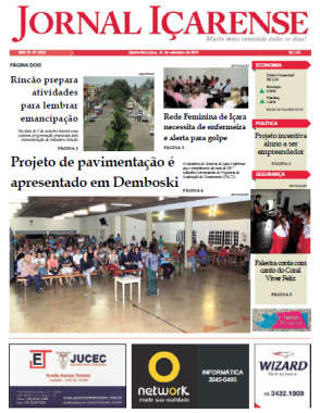 Jornal I&ccedil;arense registra os 25 anos de hist&oacute;ria em I&ccedil;ara