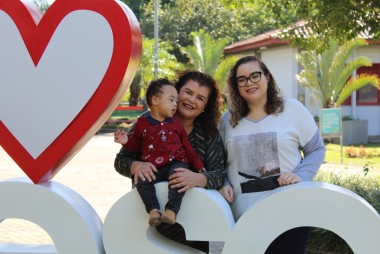 Renata, Eliana e Bruna tem um imenso amor pelos filhos e s&atilde;o apaixonadas pela Unesc