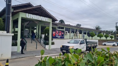 Unibave comunica suspens&atilde;o de aulas presenciais nesta segunda-feira